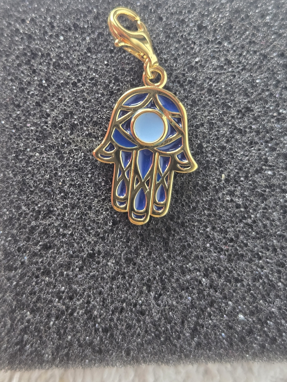 Thomas Sabo 18k Gold Plated Hamsa Hand "Hand of Fatima" Charm